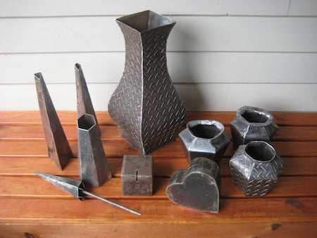 Steel vase welding project